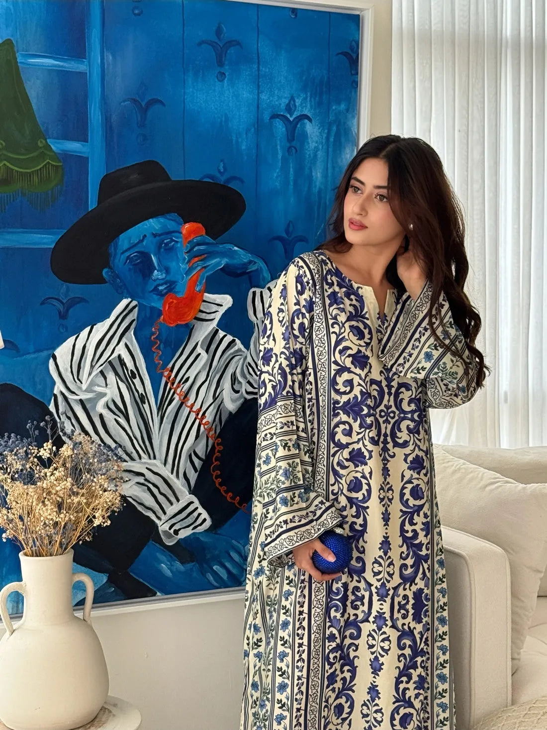 KF14 – Printed Kaftaan