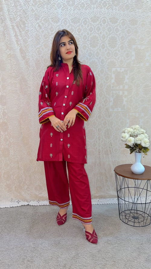 Crimson Co-ord