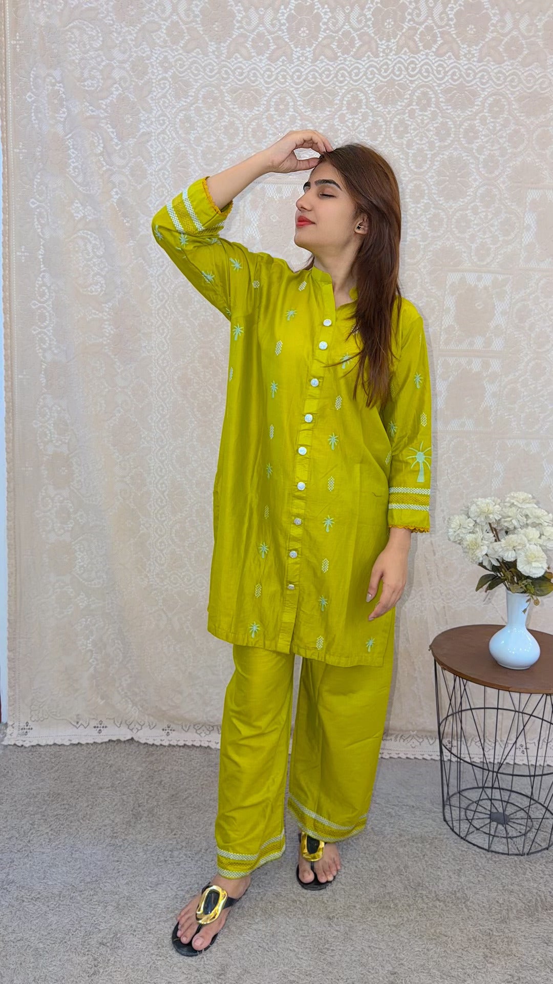 Crimson Co-ord (Mustard)
