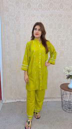 Crimson Co-ord (Mustard)