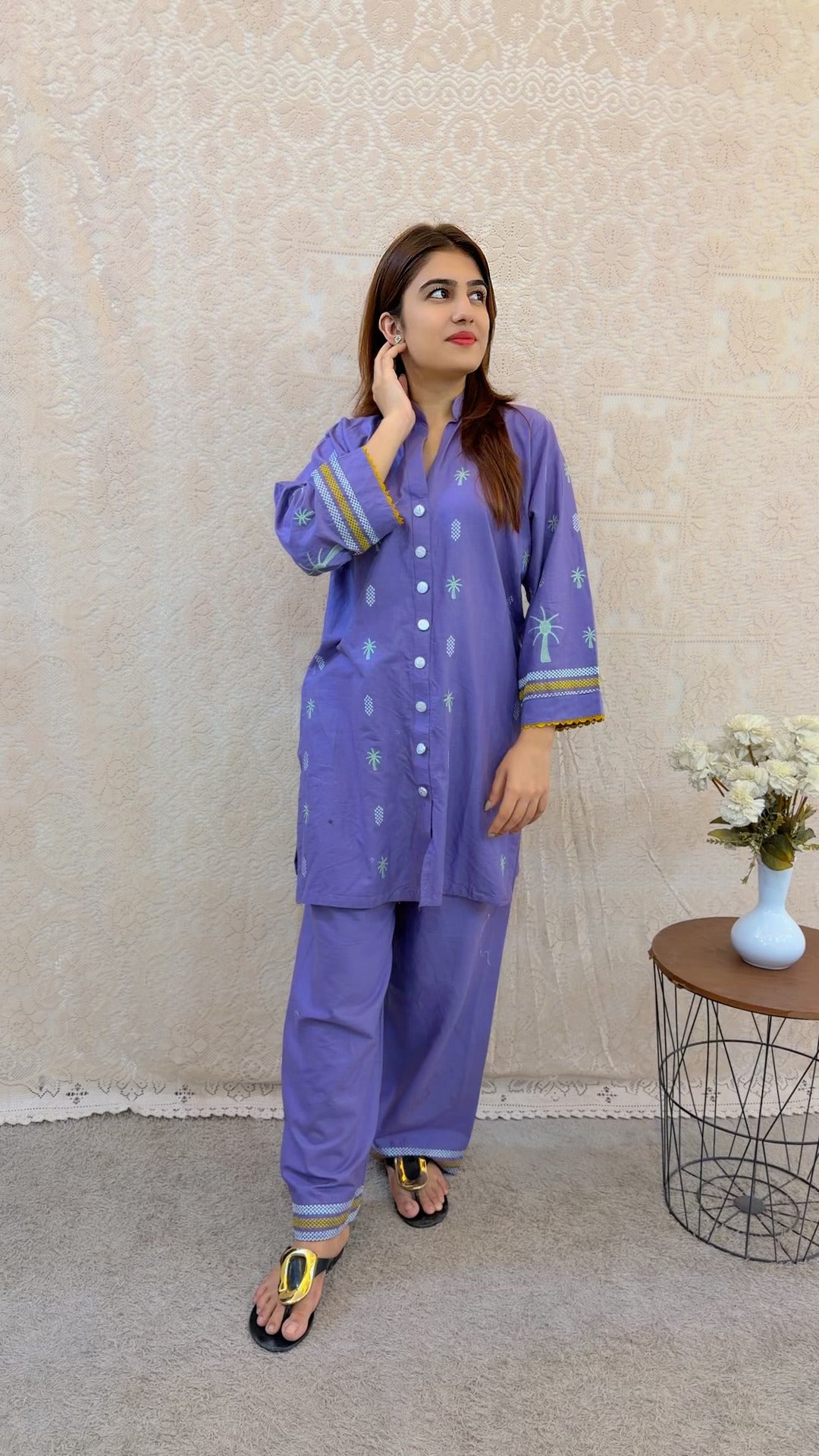 Crimson Co-ord (Lavender)