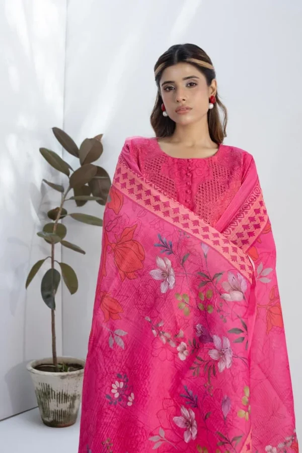 Noor Chikankari 3Pc - Image 5