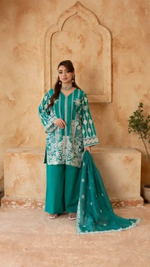 Roha (Teal) - 3Pc